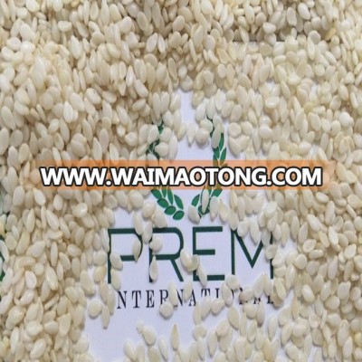 Mechanically hulled, sortex, clean and auto dried best quality certified natural white sesame seeds